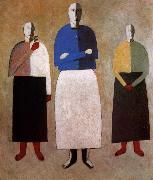 Kasimir Malevich, Three Women